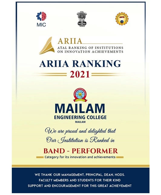 Ariia MEC Ranking