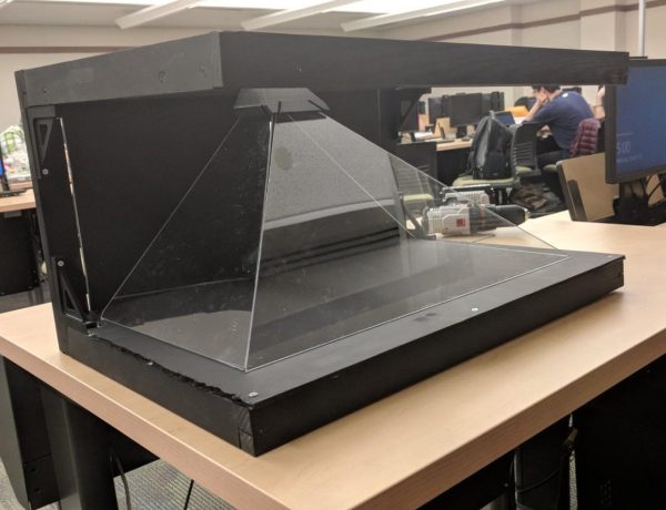 A 3D Hologram Display system with gesture Controller